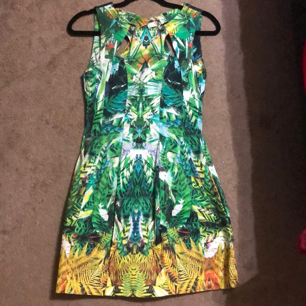 Gorgeous Sheike size 6 cutout dress. It runs small, more like a size 2/4.